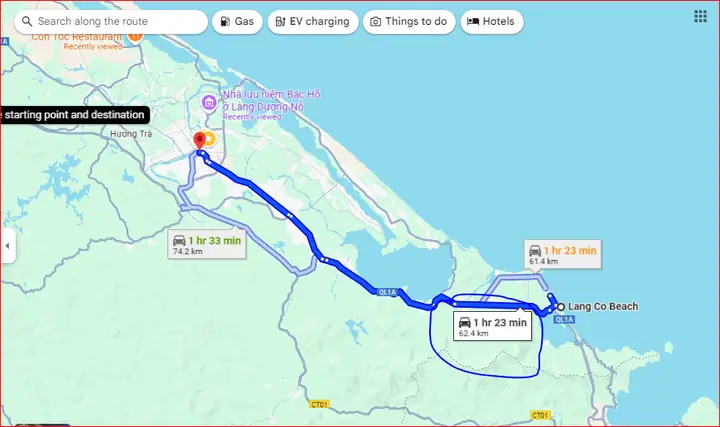 Biển Lăng Cô Cách Huế Bao Xa Biển Lăng Cô Cách Huế Bao Xa
