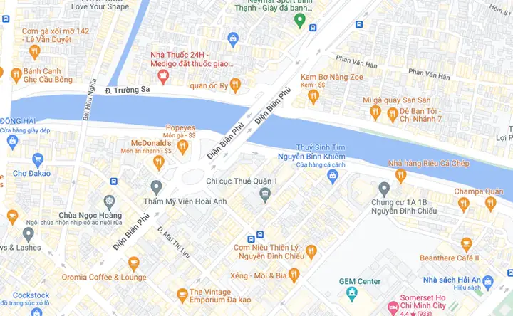Cafe Đường Điện Biên Phủ Tphcm