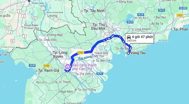 Cần Thơ Đi Vũng Tàu Bao Nhiêu Km Cần Thơ Đi Vũng Tàu Bao Nhiêu Km