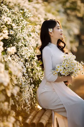Chụp Ảnh Với Cúc Hoạ Mi