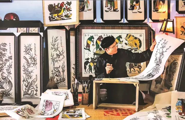 Hình Ảnh Làng Tranh Đông Hồ
