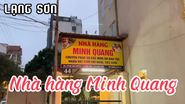 Nhà Hàng Minh Quang Lạng Sơn Nhà Hàng Minh Quang Lạng Sơn