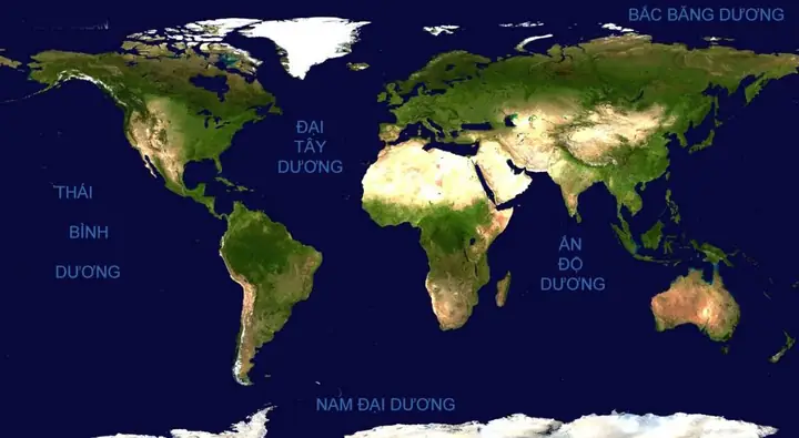 Tên Các Biển Trên Thế Giới