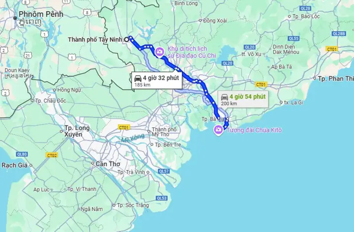 Từ Tây Ninh Đi Vũng Tàu Bao Nhiêu Km Từ Tây Ninh Đi Vũng Tàu Bao Nhiêu Km