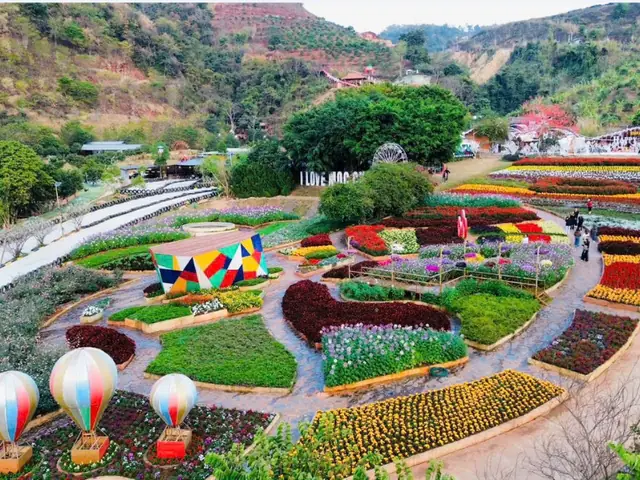 Vườn Hoa Happy Land Mộc Châu
